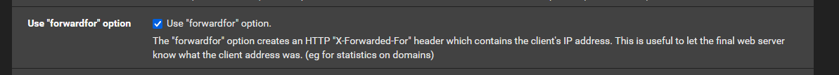 HTTPS frontend forward-for